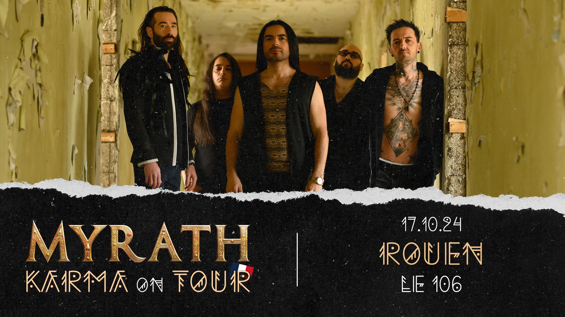 Myrath En Concert Rouen Le Octobre Et En Tourn E