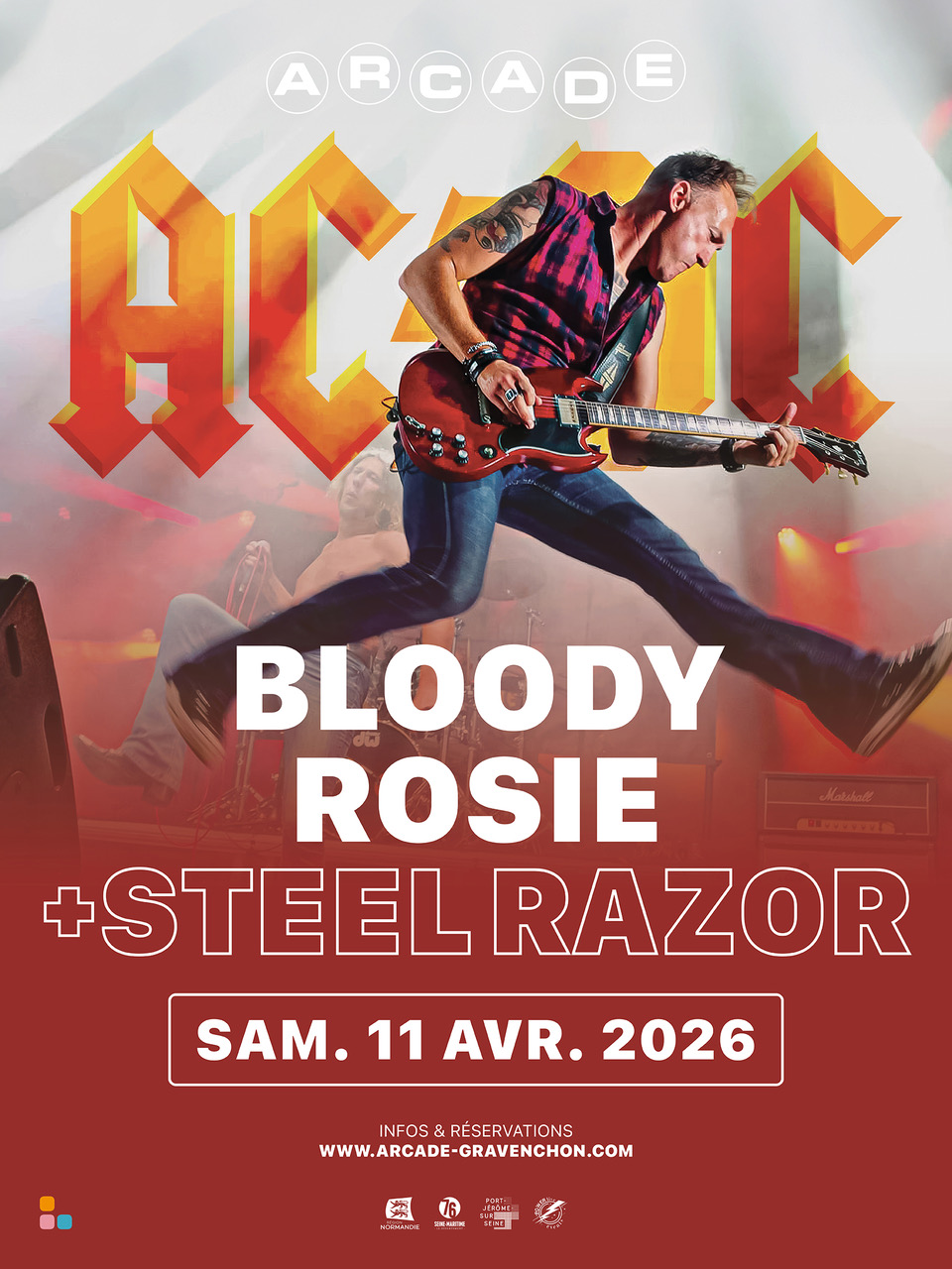 AC/DC by Bloody Rosie + Steelrazor : En concert @Port-Jérôme/Seine (76 ...
