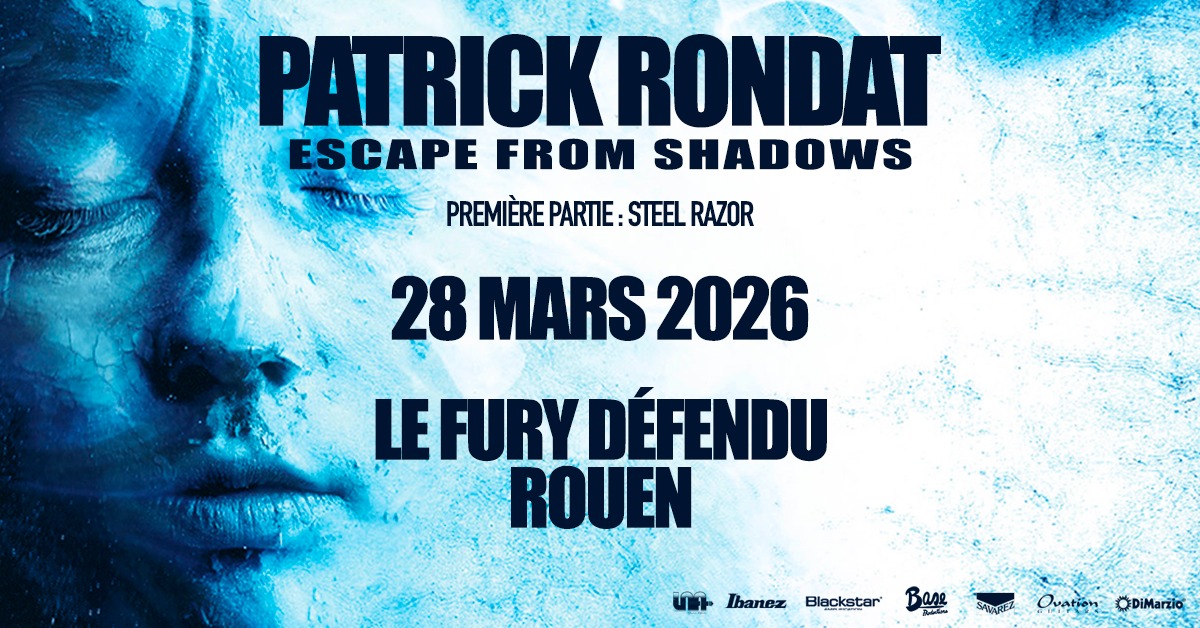Patrick Rondat + Steel Razor : En concert @Rouen (76) le 28 mars 2026 ...